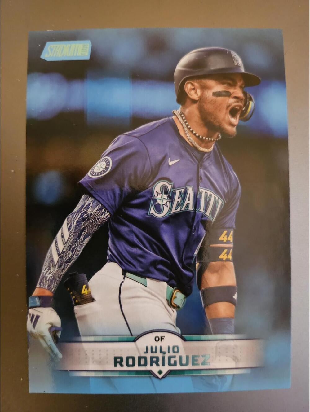Julio Rodriguez [Light Blue] #185 2025 Topps Stadium Club